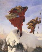 Ford Madox Brown Manfred on the Jungfrau France oil painting artist